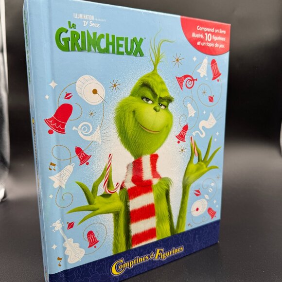 FRENCH Christmas Grinch (Grinceux) Story Book / Game with figurines *READ* - Picture 2 of 14